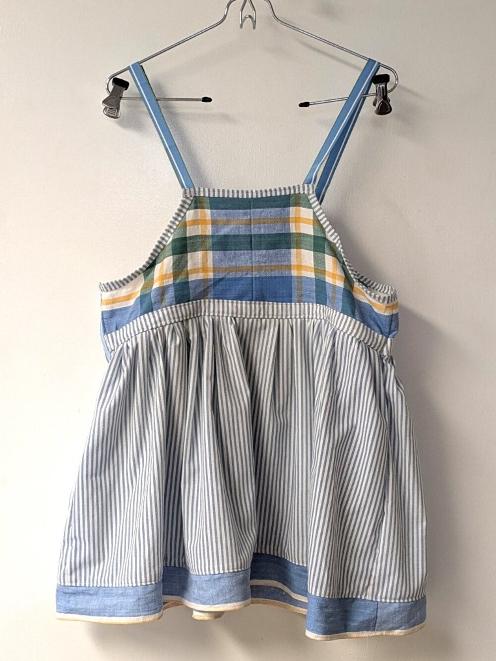 Handmade Vintage Tablecloth + Bedsheet Babydoll Tank